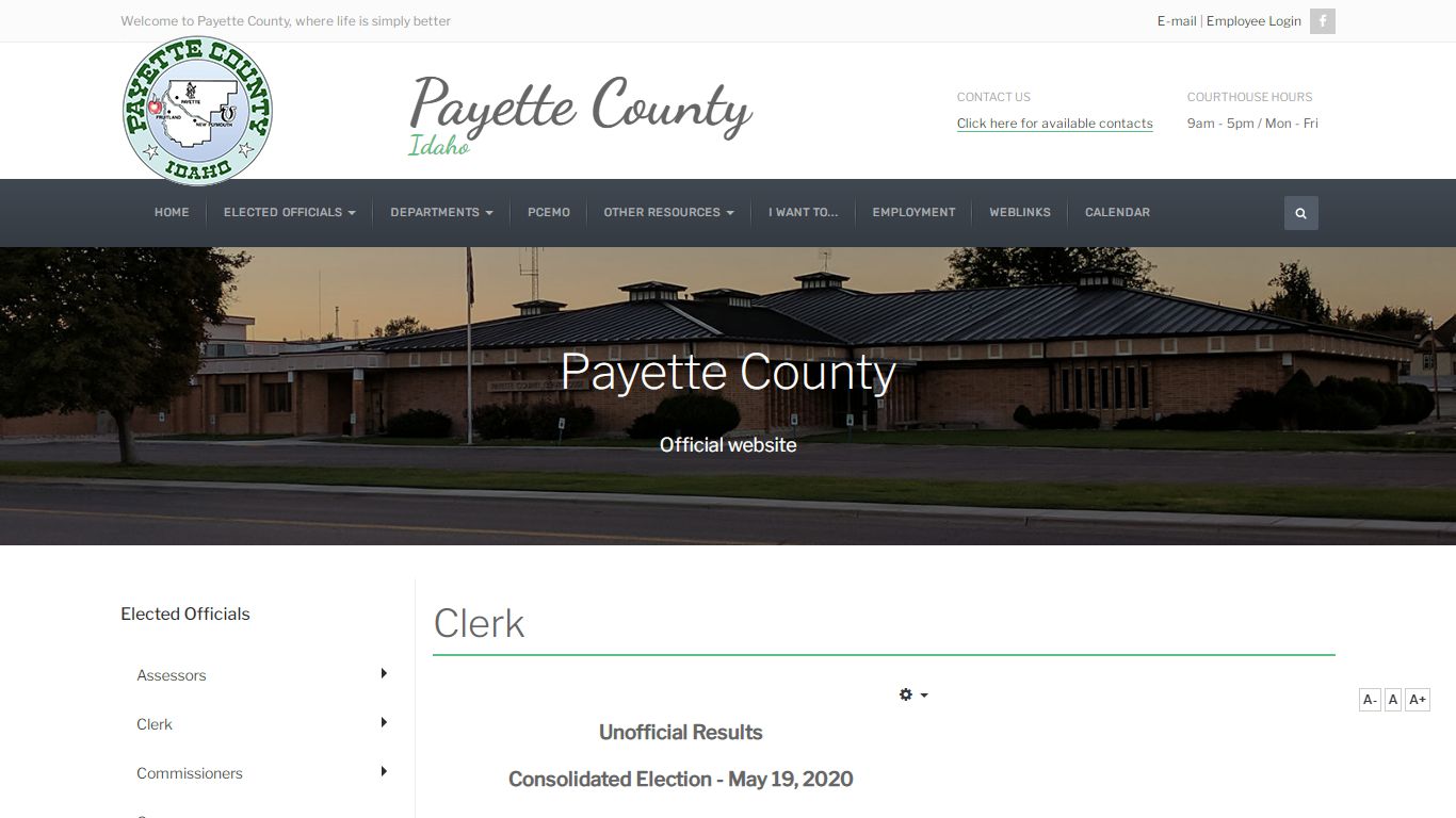 Clerk - Payette County, Idaho